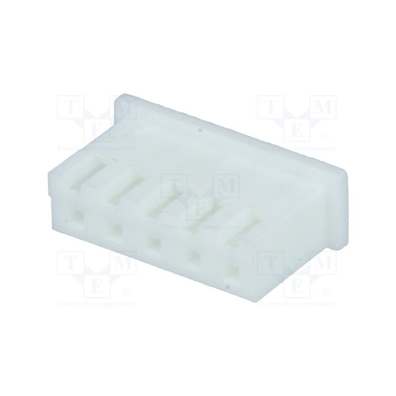 50 pcs : XHP-5 - Plug, wire-board, female, XH, 2.5mm, PIN: 5, w/o contacts, for cable