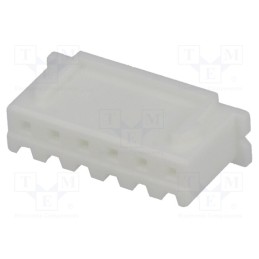 50 pcs : XHP-6 - Plug, wire-board, female, XH, 2.5mm, PIN: 6, w/o contacts, for cable