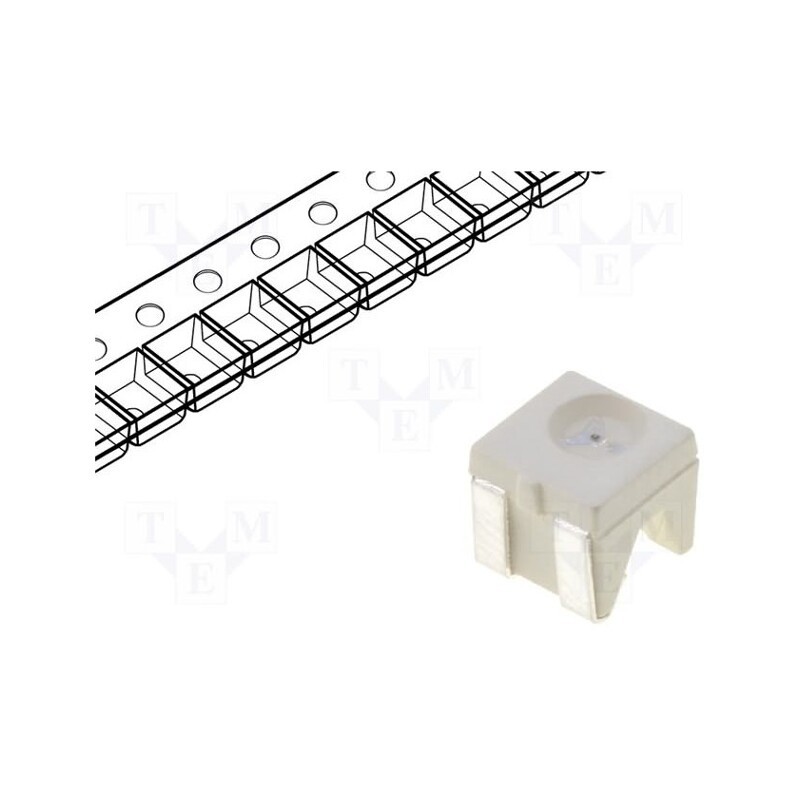 10 pcs : KA-4040CGSK - LED, SMD, 4040, green, 40÷90mcd, 4x3.6x4mm, 120°, 2.1÷2.5V, 20mA