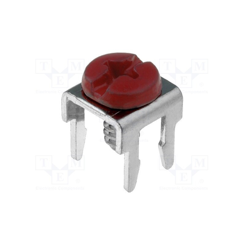 10 pcs : 01/02/7775 - Terminal: screw terminal, low profile, THT,screw terminal, red