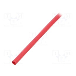 10 m : RNF-100-3/16-2-STK - Heat shrink sleeve, glueless,flexible, 2: 1, 4.7mm, L: 1.2m, red