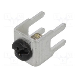 10 pcs : 01/03/7772 - Terminal: screw terminal, THT,screw terminal, black, 7.5x5mm