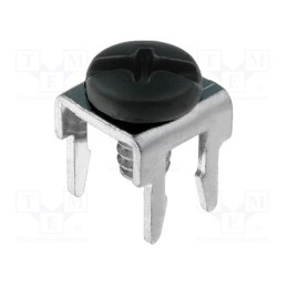 10 pcs : 01/03/7775 - Terminal: screw terminal, low profile, THT,screw terminal, black