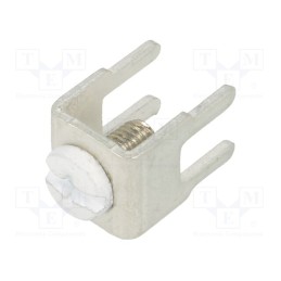 10 pcs : 01/04/7772 - Terminal: screw terminal, THT,screw terminal, white, 7.5x5mm