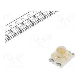 10 pcs : KPBD-3224SYKCGKC - LED, SMD, 1210, yellow/green, 3.2x2.4x2.4mm, 20°, 2÷2.5/2.1÷2.5V