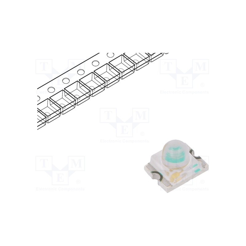 10 pcs : KPD-3224QBC-D - LED, SMD, 1209, blue, 500÷900mcd, 3.2x2.4x2.4mm, 20°, 3.3÷4V, 20mA