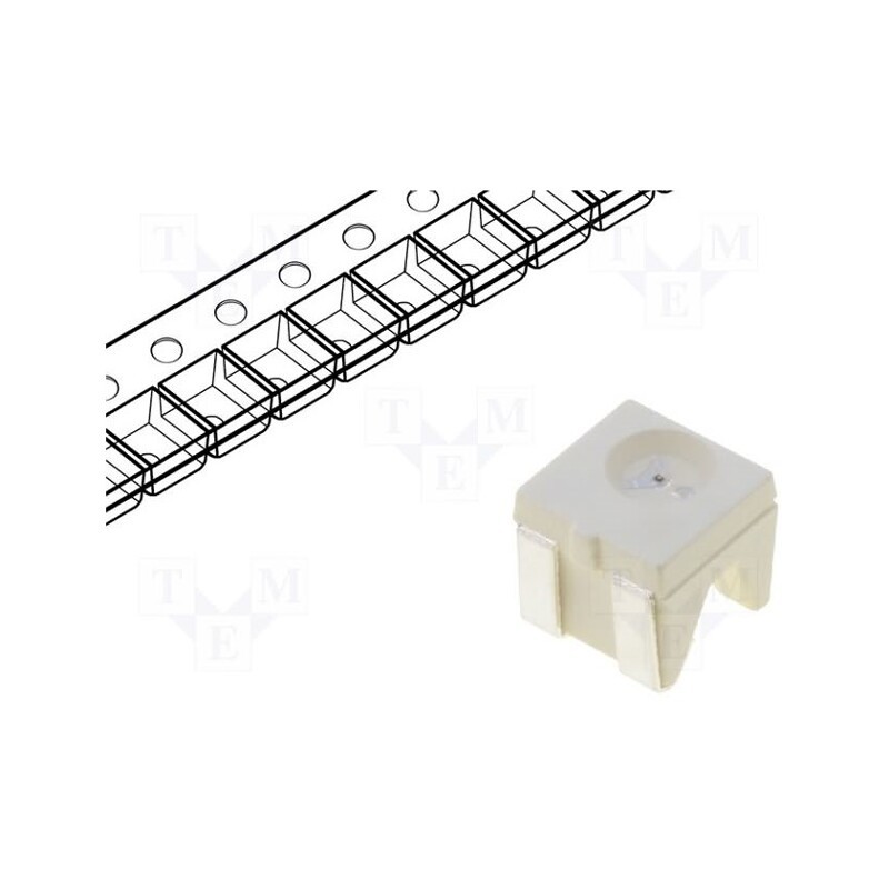 10 pcs : KA-4040SYSK - LED, SMD, 4040, yellow, 100÷250mcd, 4x3.6x4mm, 120°, 2÷2.5V, 20mA