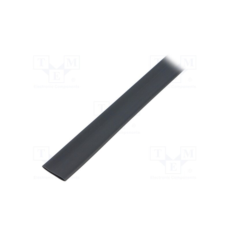 10 m : RNF-100-3/8-0 - Heat shrink sleeve, glueless,flexible, 2: 1, 9.5mm, L: 10m, black