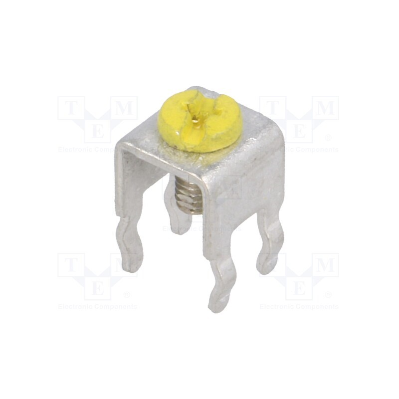 10 pcs : 01/07/7696 - Terminal: screw terminal, THT,screw terminal, yellow, 7x5mm