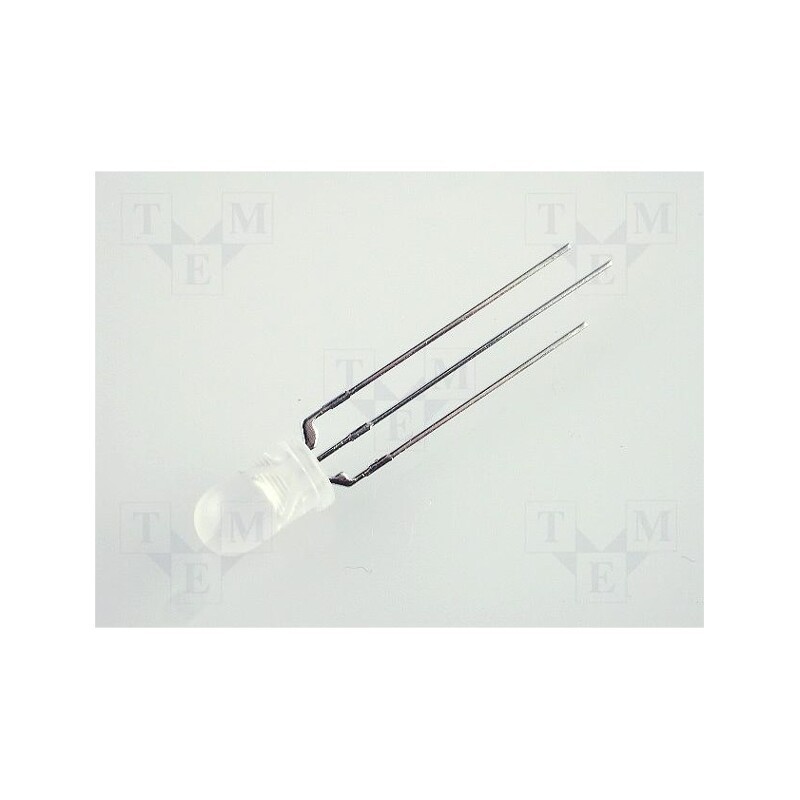 10 pcs : L-59GYW - LED, 5mm, yellow/green, 60°, Front: convex, 2.1÷2.5/2.2÷2.5V