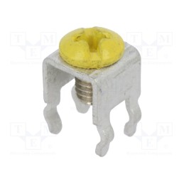 10 pcs : 01/07/7797 - Terminal: screw terminal, THT,screw terminal, yellow, 7x5mm