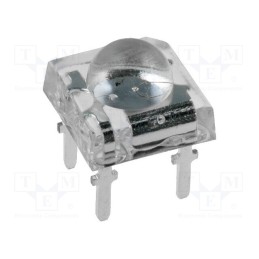 10 pcs : OSM5D3Z2C1P - LED Super Flux, 7.62x7.62mm, white warm, 11000mcd, 120°, 20mA