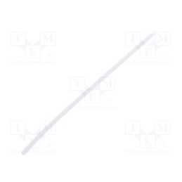 10 m : RNF-3000-1.5/0.5-X-STK - Heat shrink sleeve, glueless, 3: 1, 1.5mm, L: 1.2m, transparent