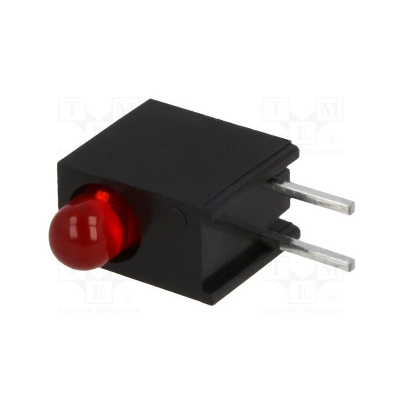20 pcs : L-934EW/1ID - LED, in housing, red, 3mm, No.of diodes: 1, 20mA, Lens: red,diffused