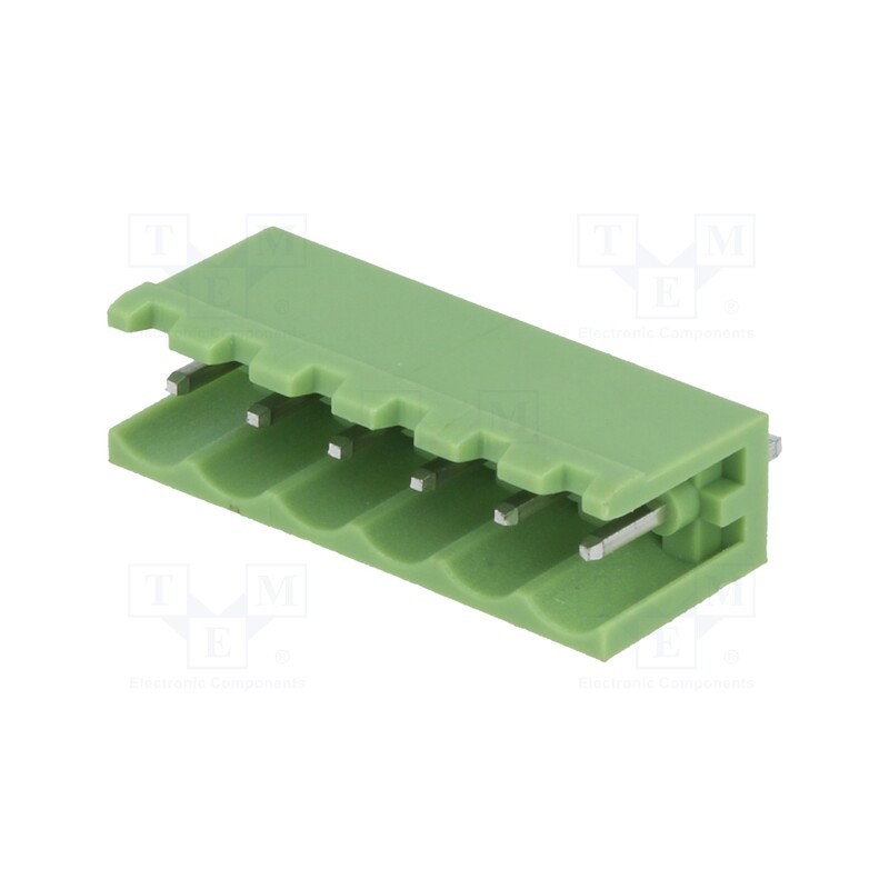 50 pcs : XY2500V-A(5.0)-6P - Pluggable terminal block, Contacts ph: 5mm, ways: 6, straight