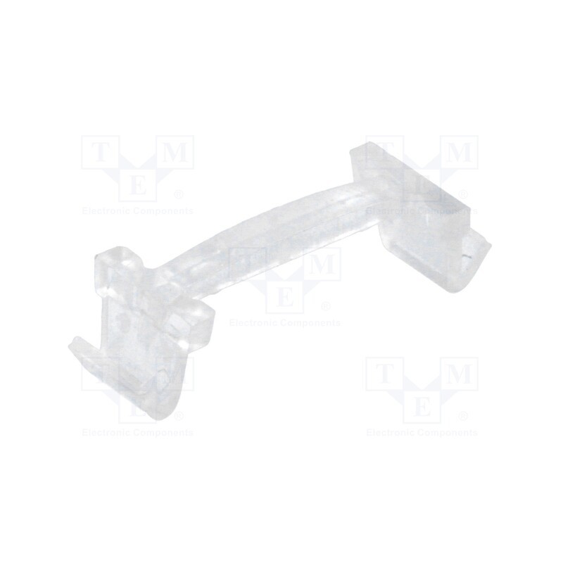 20 pcs : C14409_FLORENCE-1R-CLIP-B - Holder, polycarbonate, transparent, 6x23.6mm