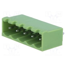 50 pcs : XY2500V-B(5.0)-5P - Pluggable terminal block, Contacts ph: 5mm, ways: 5, straight
