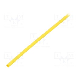 10 m : RNF-3000-3/1-4-STK - Heat shrink sleeve, glueless, 3: 1, 3mm, L: 1.2m, yellow, RNF-3000