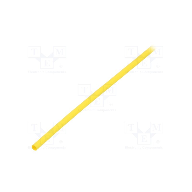10 m : RNF-3000-3/1-4-STK - Heat shrink sleeve, glueless, 3: 1, 3mm, L: 1.2m, yellow, RNF-3000