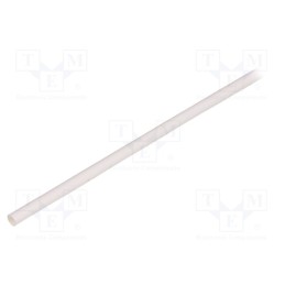 10 m : RNF-3000-3/1-9-STK - Heat shrink sleeve, glueless, 3: 1, 3mm, L: 1.2m, white, polyolefine