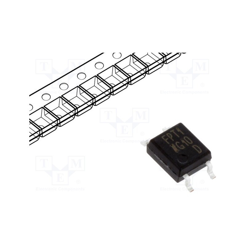 10 pcs : IS181D - Optocoupler, SMD, Ch: 1, OUT: transistor, Uinsul: 3.75kV, Uce: 35V