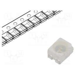 10 pcs : OSG58AS3C1A - LED, SMD, 3528,PLCC4, green, 2180÷3300mcd, 3.5x2.8x1.9mm, 120°
