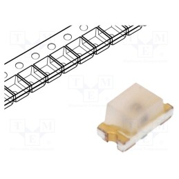 20 pcs : HSMA-C190 - LED, SMD, 0603, amber, 28.5÷95mcd, 1.6x0.8x0.8mm, 170°, 1.9÷2.4V