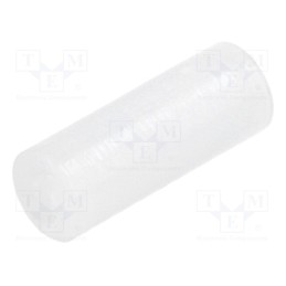 100 pcs : FIX-LED-13 - Spacer sleeve, LED, Øout: 5mm, ØLED: 5mm, L: 13mm, natural, UL94V-2