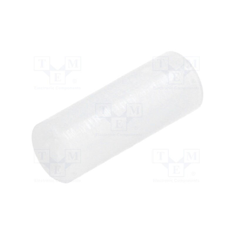 100 pcs : FIX-LED-13 - Spacer sleeve, LED, Øout: 5mm, ØLED: 5mm, L: 13mm, natural, UL94V-2