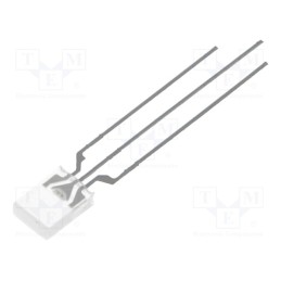 10 pcs : L-119EGWT - LED, rectangular, 5x2mm, bicolour, red/green, 4÷10mcd, 3÷9mcd, 140°