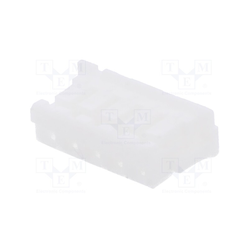 50 pcs : ZHR-5 - Plug, wire-board, female, ZH, 1.5mm, PIN: 5, w/o contacts, for cable