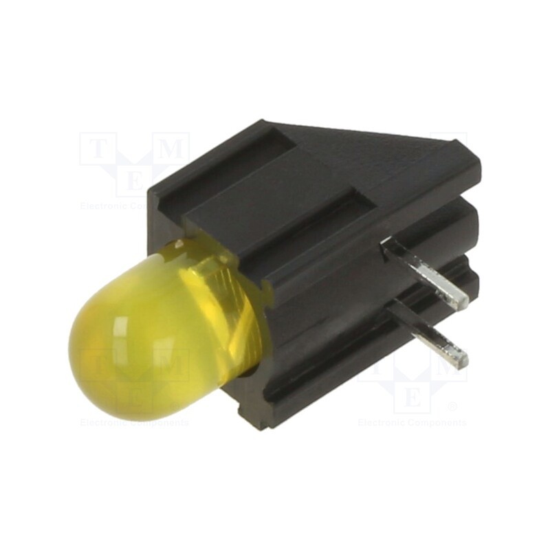 10 pcs : SSF-LXH100MYD - LED, in housing, yellow, 4.85mm, No.of diodes: 1, 20mA, 60°, 30mcd