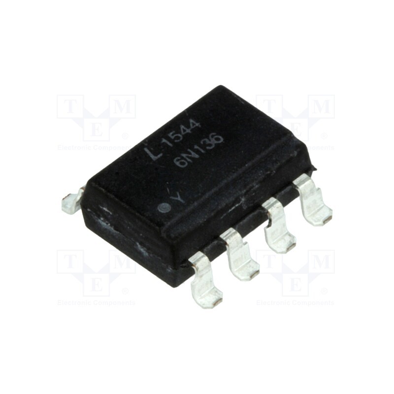 10 pcs : 6N136S-TA1-L - Optocoupler, SMD, Ch: 1, OUT: transistor, Uinsul: 5kV, Uce: 20V, reel