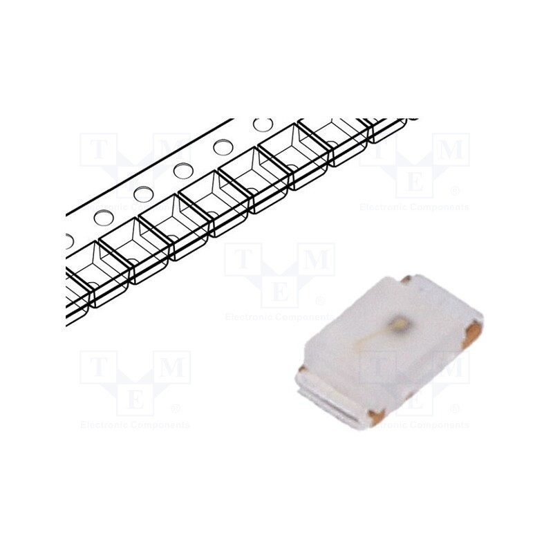 10 pcs : ASMT-RF45-AN002 - LED, SMD, 0603, yellow green, 28÷60mcd, 1.6x0.8x0.45mm, 145°, 20mA