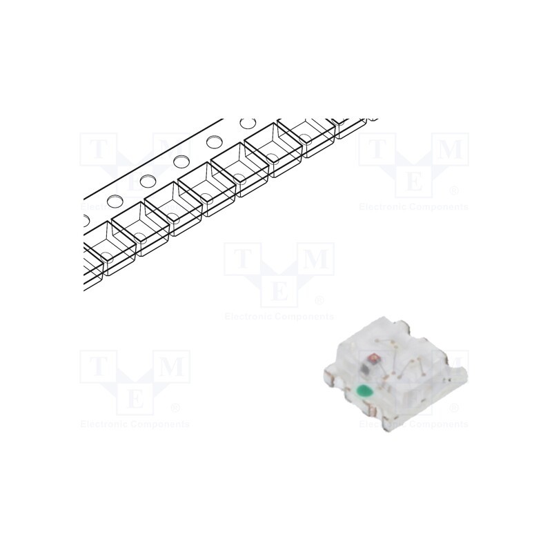 10 pcs : HSMS-C177 - LED, SMD, 0805, red, 2.8÷10mcd, 2x1.25x0.4mm, 130°, 2.1÷2.6V, 20mA