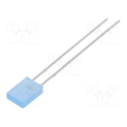 10 pcs : LL-254BD1F-B4-2B - LED, rectangular, 5x2x7.15mm, blue, 160÷270mcd, 130°, Front: flat