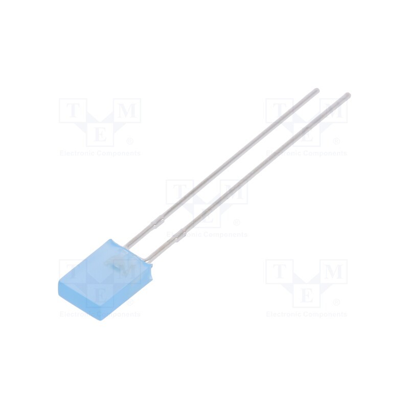 10 pcs : LL-254BD1F-B4-2B - LED, rectangular, 5x2x7.15mm, blue, 160÷270mcd, 130°, Front: flat