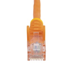1 pcs - Startech Cat5e Male RJ45 to Male RJ45 Ethernet Cable, U/UTP, Orange PVC Sheath, 3m, CM Rated