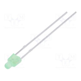 10 pcs : LL-204GD2L-1B - LED, 2mm, green-yellow, 13÷30mcd, 150°, Front: flat, 1.6÷2.4V