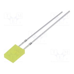 10 pcs : OSY5JA71F4B - LED, rectangular, 2x4.95x6.96mm, yellow, 45÷68mcd, 150°, 20mA