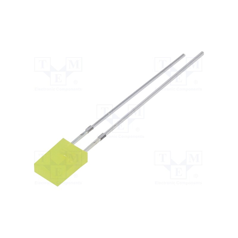 10 pcs : OSY5JA71F4B - LED, rectangular, 2x4.95x6.96mm, yellow, 45÷68mcd, 150°, 20mA