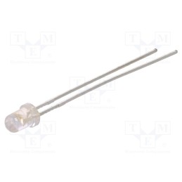 10 pcs : LL-304BC4B-B4-1GD - LED, 3mm, blue, 1300÷2200mcd, 30°, Front: convex, 2.8÷3.8V