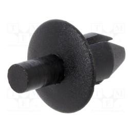 10 pcg : 15321 - Plastic anchor, 10pcs, Dacia,Renault, L: 12.5mm, polyamide, black