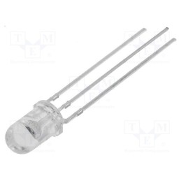 10 pcs : OSRG5131A-C - LED, 5mm, red/yellow-green, 330÷750mcd, 30°, Front: convex, round