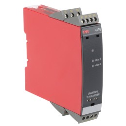 1 pcs - PR Electronics 4100 Series Universal Transmitter, Universal Input, Current, Voltage, Relay Output, 19.2 - 300 V