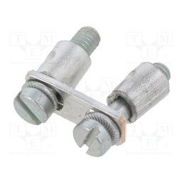 10 pcs : 0336400000 Q 2 AKZ4 - Screw bridge, ways: 2, 6.1mm, DK4
