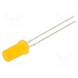 10 pcs : OSO5JA5TK4A - LED, 5mm, orange, 68÷100mcd, 180°, Front: flat, 1.8÷2.6V