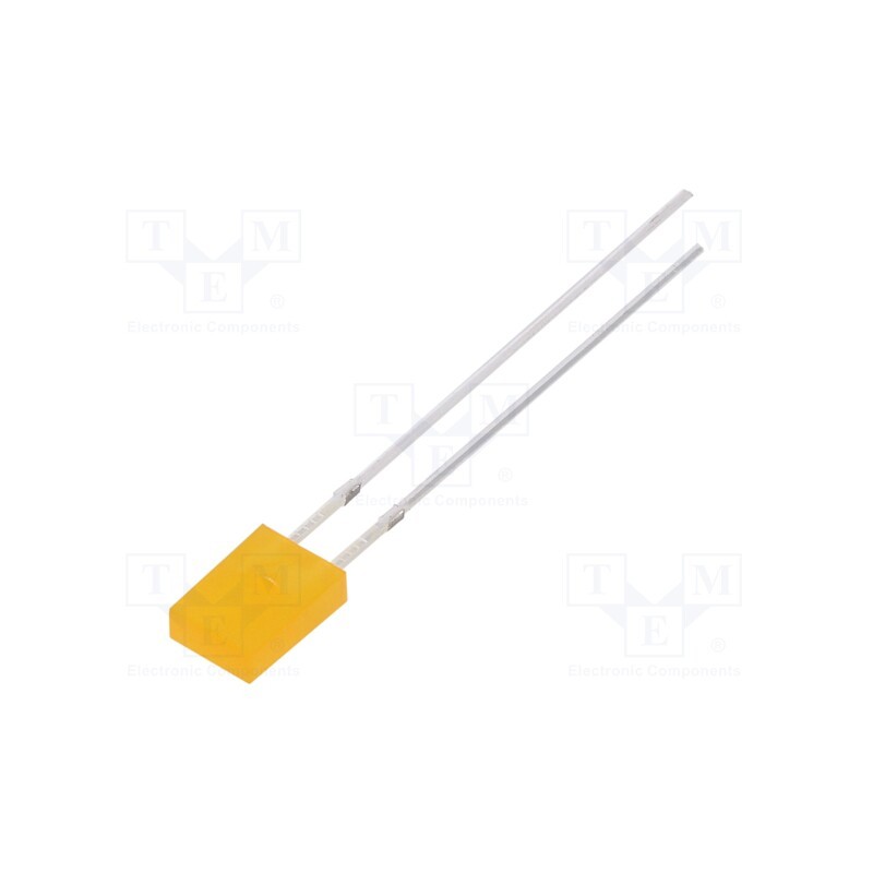10 pcs : OSO5JA71F4B - LED, rectangular, 2x4.95x6.96mm, orange, 68÷100mcd, 150°, 20mA