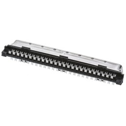 1 pcs - TE Connectivity Male 100 Pin Right Angle Cable Mount SCSI Connector 1.27mm Pitch, IDC