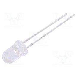 10 pcs : FYL-5013SURC1C - LED, 5mm, red, 4000mcd, 15°, Front: convex, 1.7÷2.5V, No.of term: 2